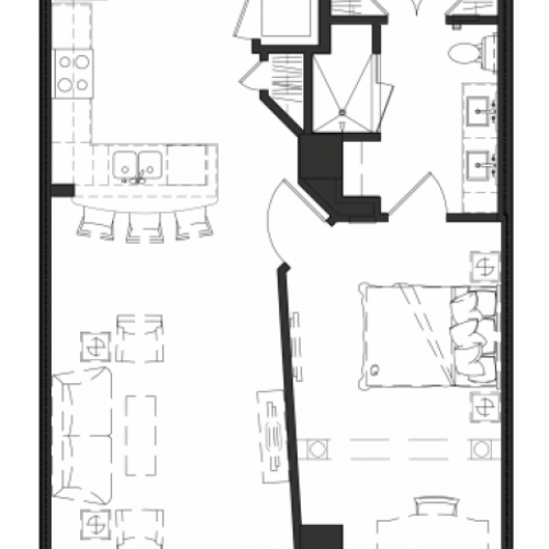 One Bedroom One Bath