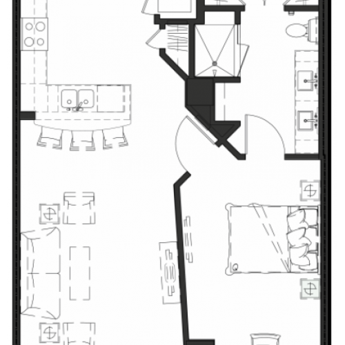 One Bedroom One Bath
