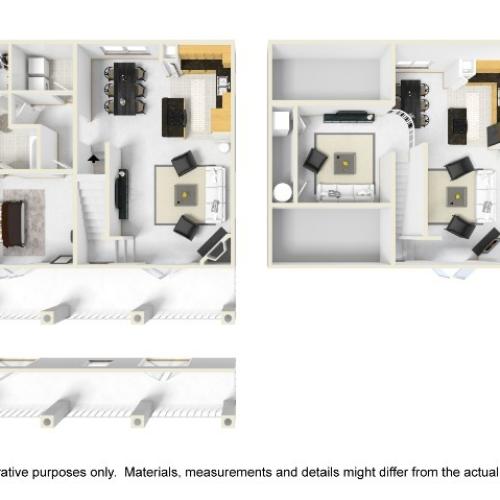 Hyde Park Floor Plan with Loft