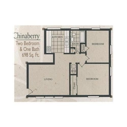 The Cedar 1 Bed Apartment Parks at Wynnewood Apartments