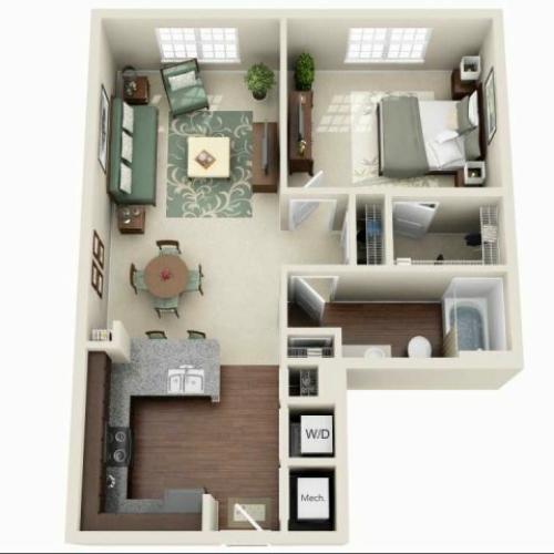 S1- 1 BEDROOM 1 BATH