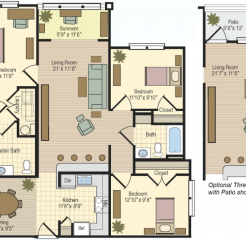 3 bedroom