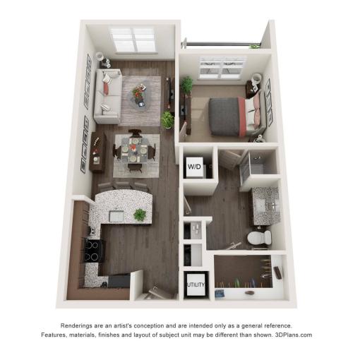 Floor Plan 5 | 909 Flats