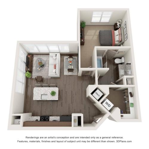 Floor Plan 10 | 909 Flats