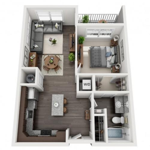 A10- ONE BEDROOM ONE BATH