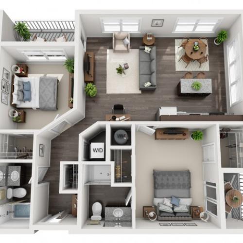 B4- TWO BEDROOM TWO BATH