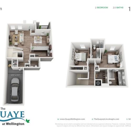 Palm 4 Bed Apartment The Quaye at Wellington