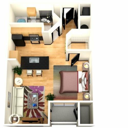 Studio floor plan