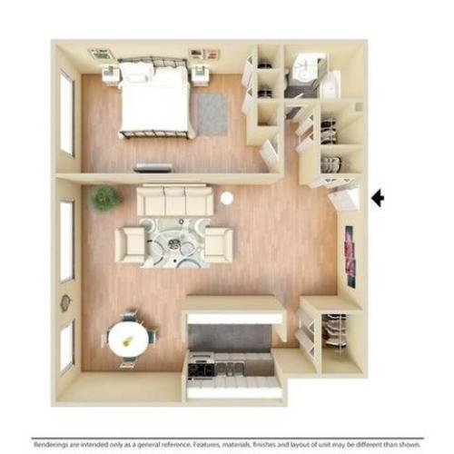 1 Bedroom 1 Bath