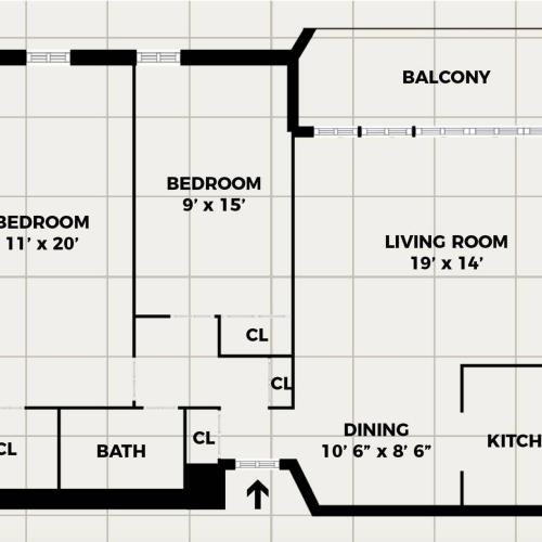 10Prince 2BR 1Bath