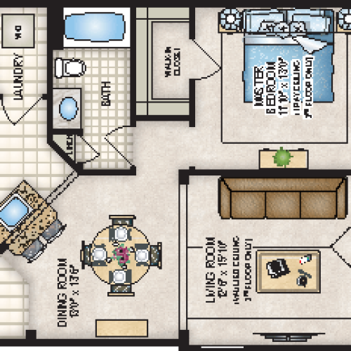 DiamondPointe 1BD 1Bath