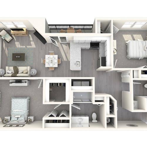 ThePoint 2BD 1Bath