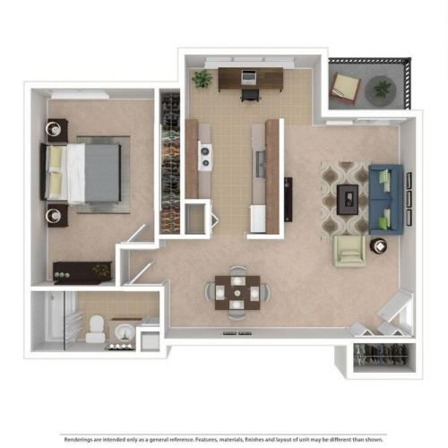 Toftrees Hillside 1BD 1Bath 781sqft