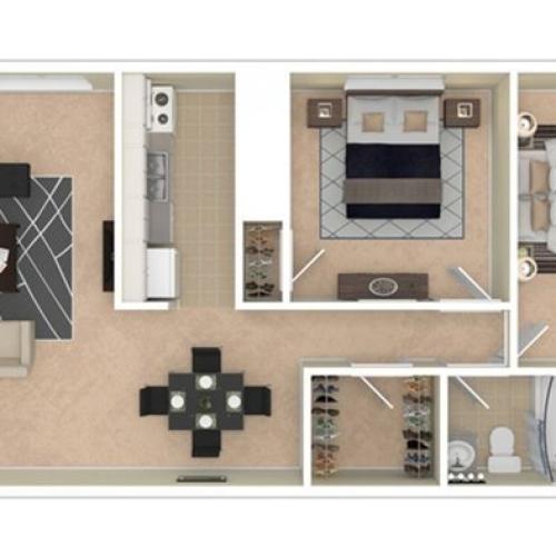 VairoVillage 2BD 1Bath 910sqft