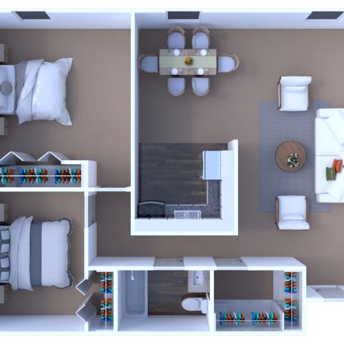 West logan NorrisHills 2BD 1Bath