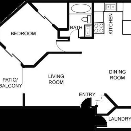 2 x 2 2 Bed Apartment Silver Creek