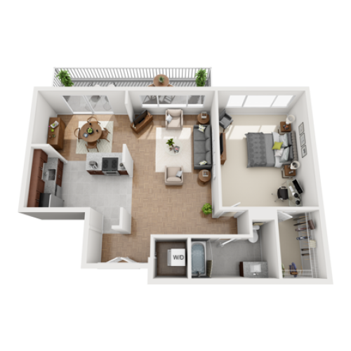 The Park Charles 2 Bed Apartment The Falls at Roland Park