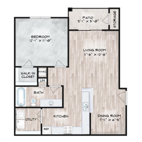 Floorplan A-MID