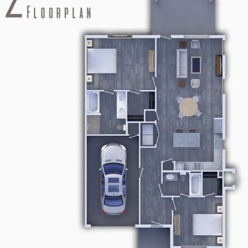 2 Bedroom Cottages Mobile
