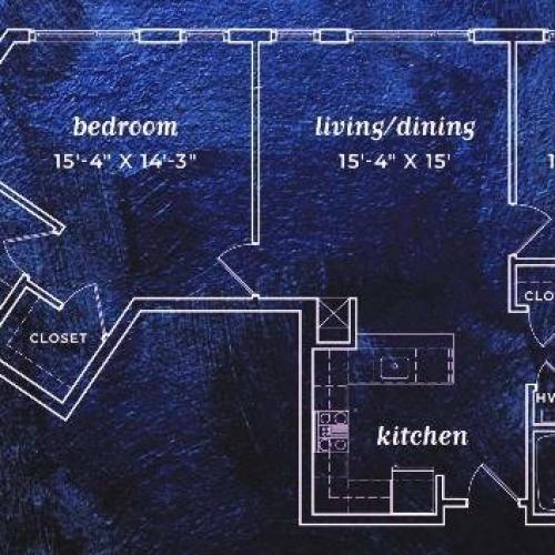 Two Bedroom Floor Plan
