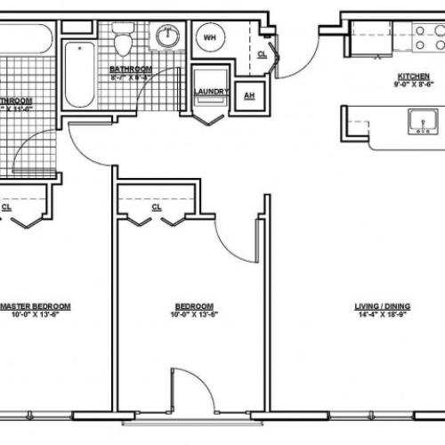 Floor Plan 15 | Apartments Chelsea MA | Wellington Parkside