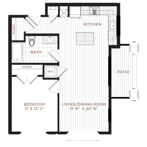Floor Plan 4 | Apartment In Derry NH | Corsa