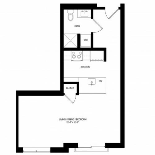 Studio Floorplan