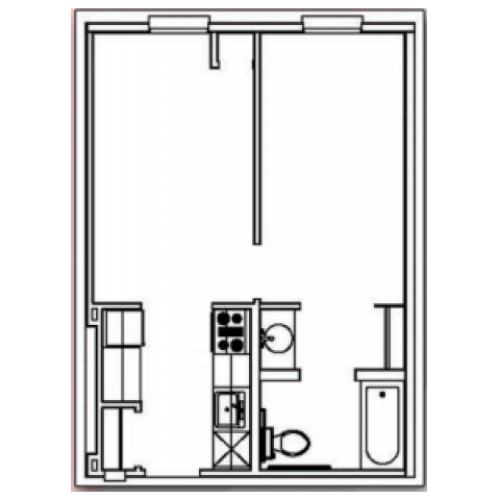 One Bedroom Apartment