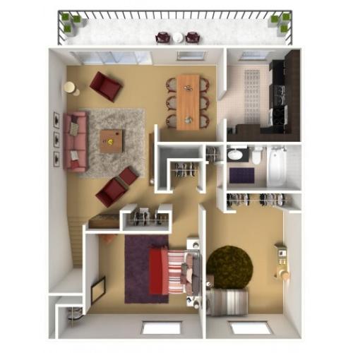 1bd 1 Bed Apartment The Birches