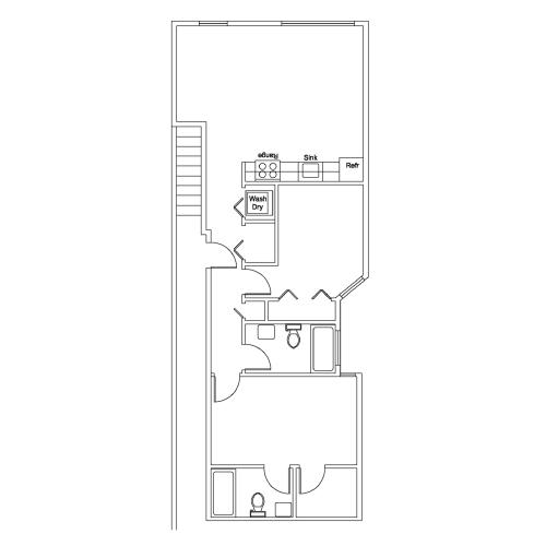 2 Bedroom / 2 Bath