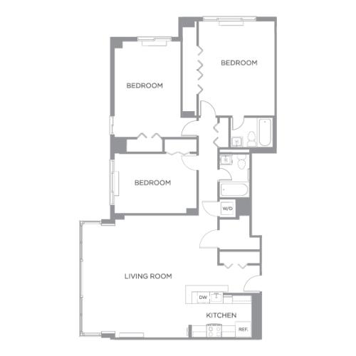 3 Bedroom 2 Bath