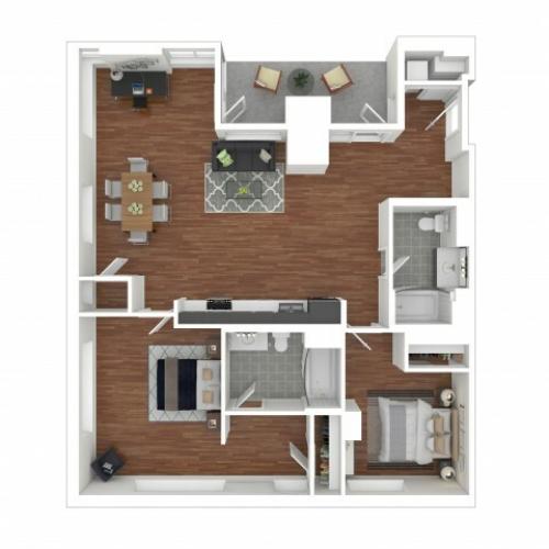 2 Bed/2 Bath