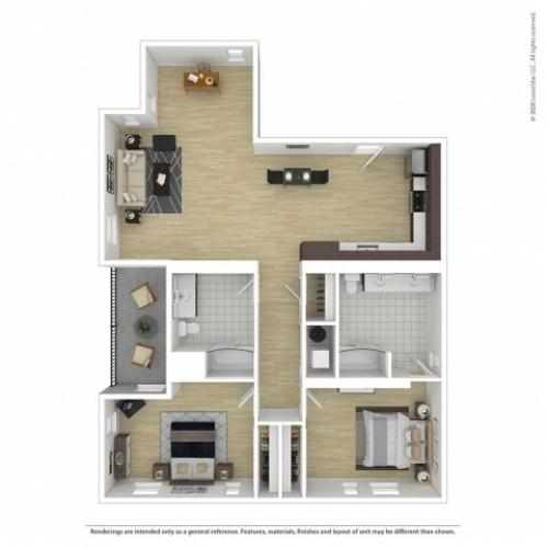 2 Bed/2 Bath