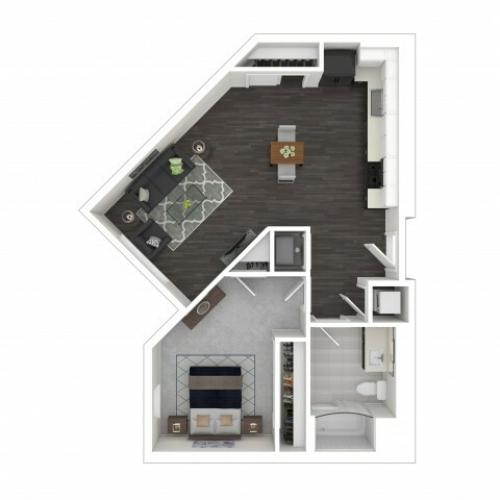 1 Bedroom 1 Bath