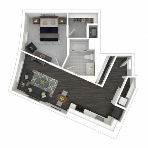 1 Bedroom 1 Bath
