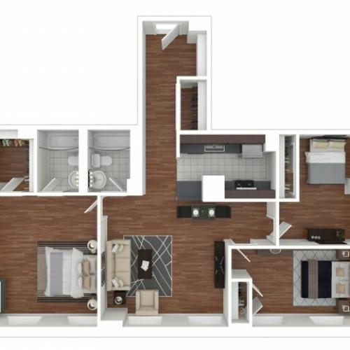 Toulouse 3 Bed