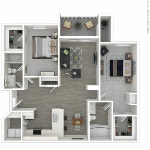 2 Bedroom 2 Bath