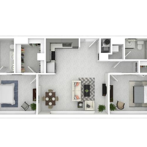 2 Bedroom 2 Bath