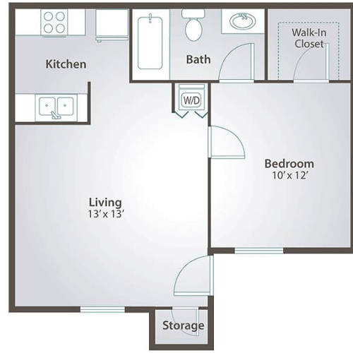 1BR/1BA - THE REVEILLE