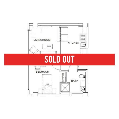 1BR/1BA - A5