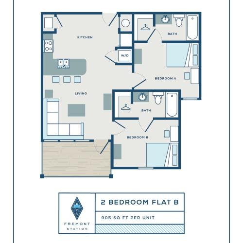 2BR/2BA - FB - BAL