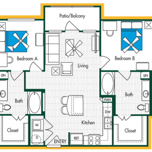 2BR/2BA - B2 A