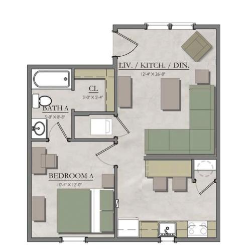 1 BR Lodge
