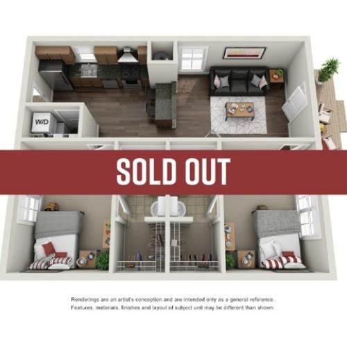 2br/2ba cottage furnished