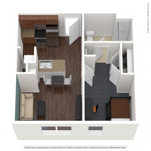 1BR/1BA - DLX1