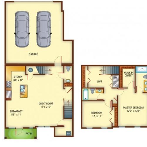 Summit 2 Bed Apartment Meridian West Shore Apartments