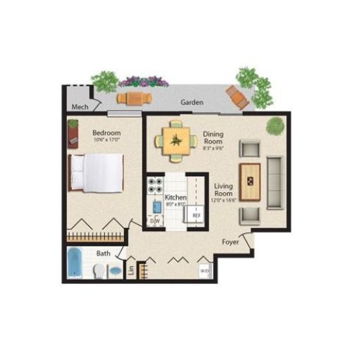 RUXTON 2 Bed Apartment Twin Ridge Apartments I