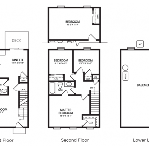 2B/1.5B Townhome w/ Deck 2 Bed Greenbriar Estates