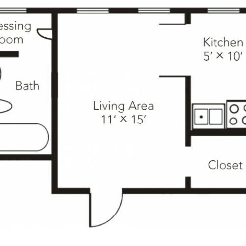 Studio Floorplan