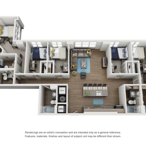 five bedroom apartment in ann arbor